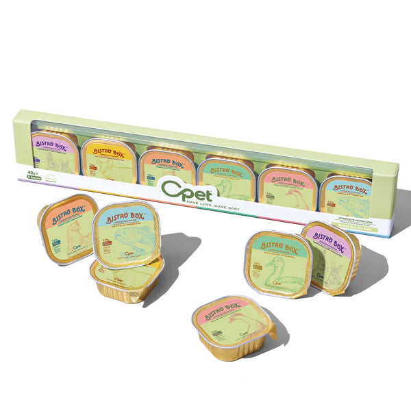 OPET Wet Cat Food Pate Bistro Box Serial Mixed 6 Flavors