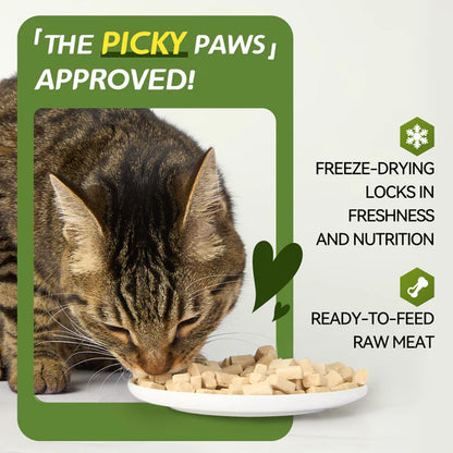 OPET Freeze Dried Pet Food for Cats & Dogs, Freezed Dried Chicken 283g (10 oz)