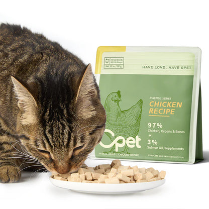 OPET Freeze Dried Pet Food for Cats & Dogs, Freezed Dried Chicken 283g (10 oz)